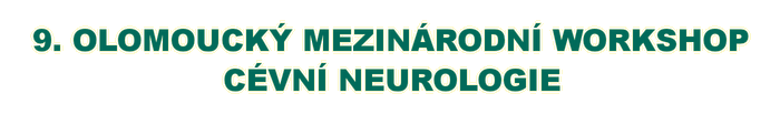 9. Olomoucký mezinárodní workshop cévní neurologie
